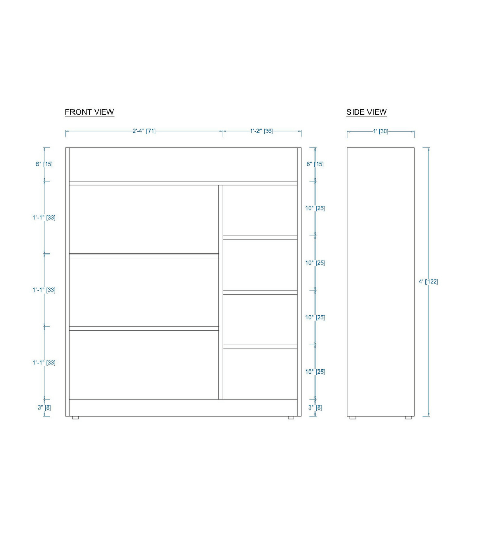 Woodchy Arco Bookcase