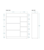 Woodchy Arco Bookcase