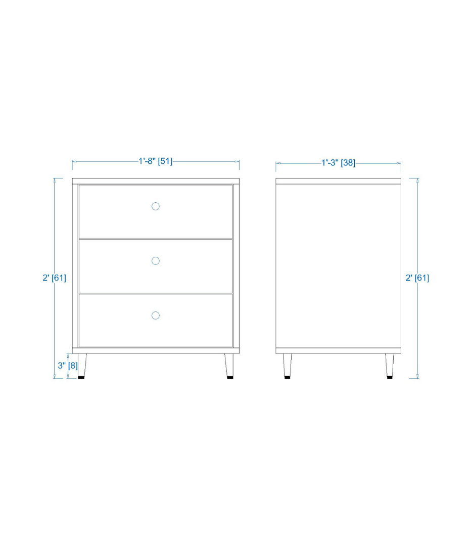 Woodchy Aura Chest of Drawers