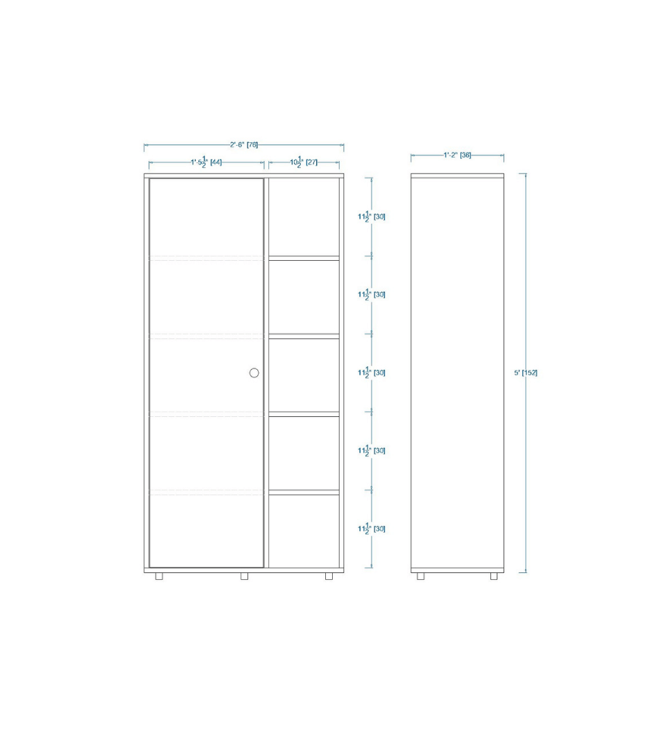 Woodchy Aven Bookcase