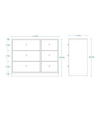Woodchy Claro Chest of Drawers