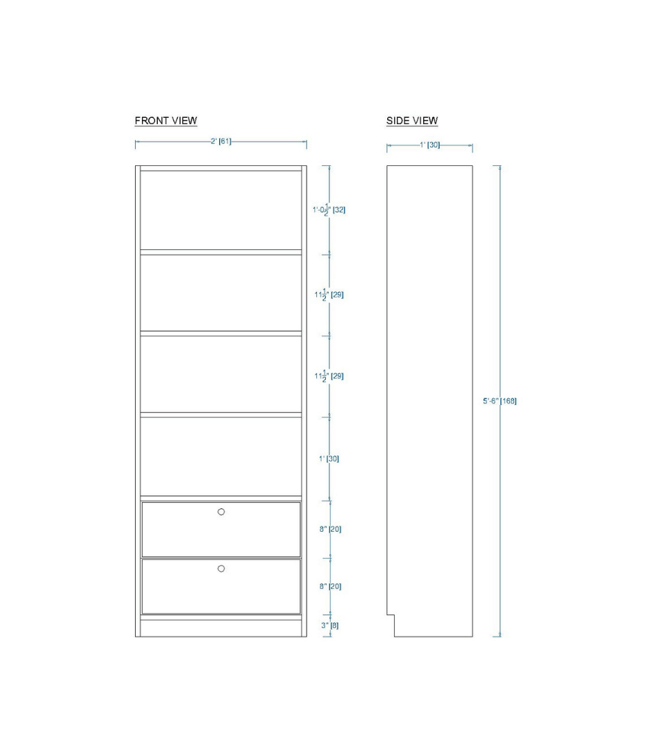 Woodchy Essenza Bookcase