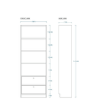 Woodchy Essenza Bookcase