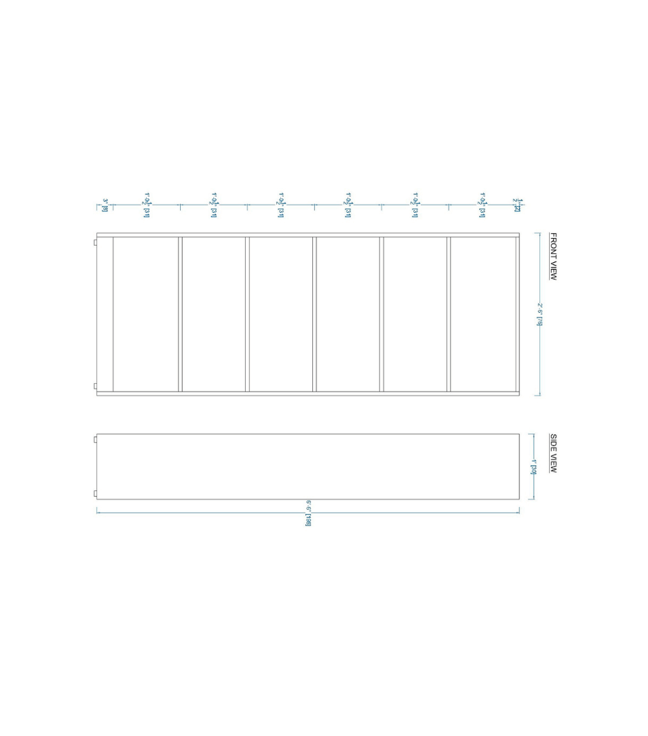 Woodchy Filo Bookcase