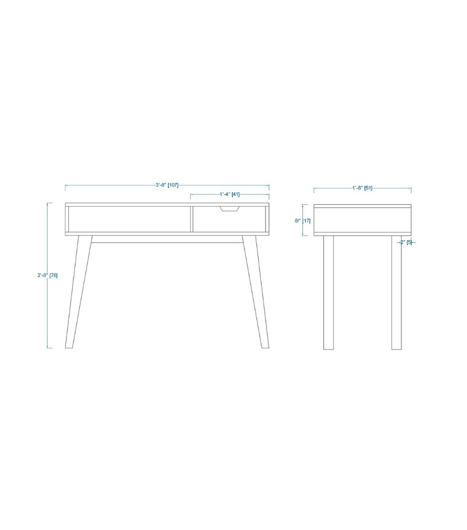 Woodchy Foca Study Table
