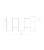 Woodchy Forte Bookcase