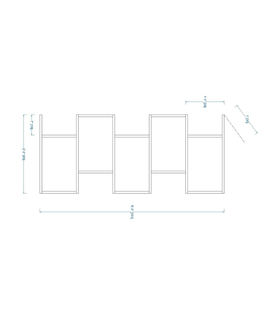 Woodchy Forte Bookcase