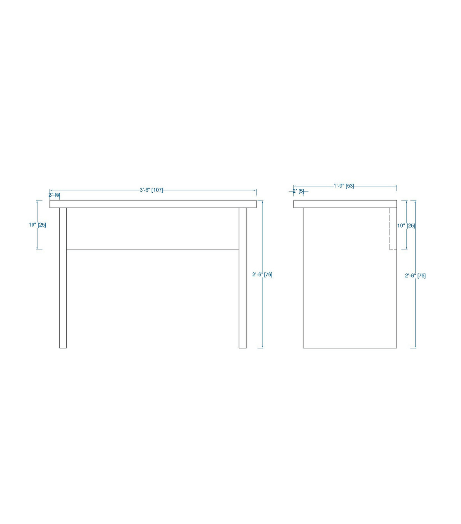 Woodchy Harmo Study Table