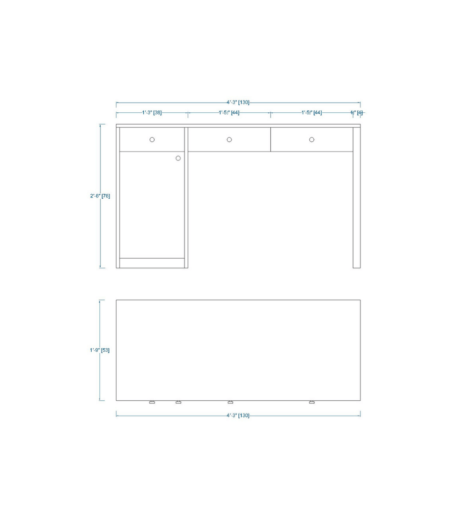 Woodchy Lecce Study Table