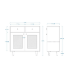 Woodchy Liso Chest of Drawers