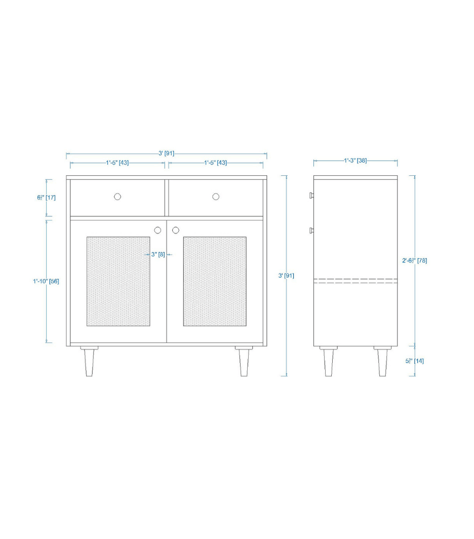 Woodchy Liso Chest of Drawers