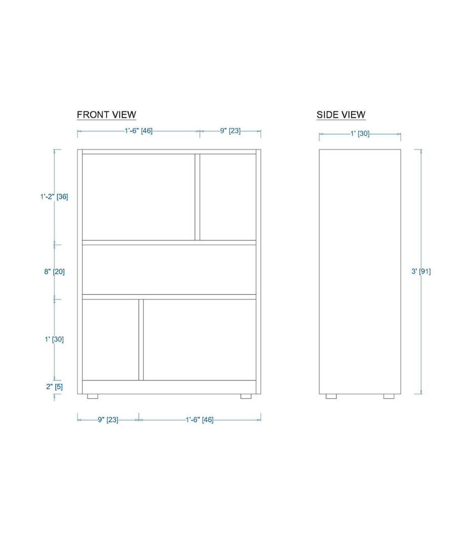 Woodchy Noble Bookcase