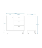 Woodchy Olmo Chest of Drawers