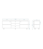 Woodchy Orizo TV Cabinet
