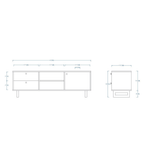 Woodchy Orlo TV Cabinet