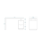 Woodchy Retto Study Table
