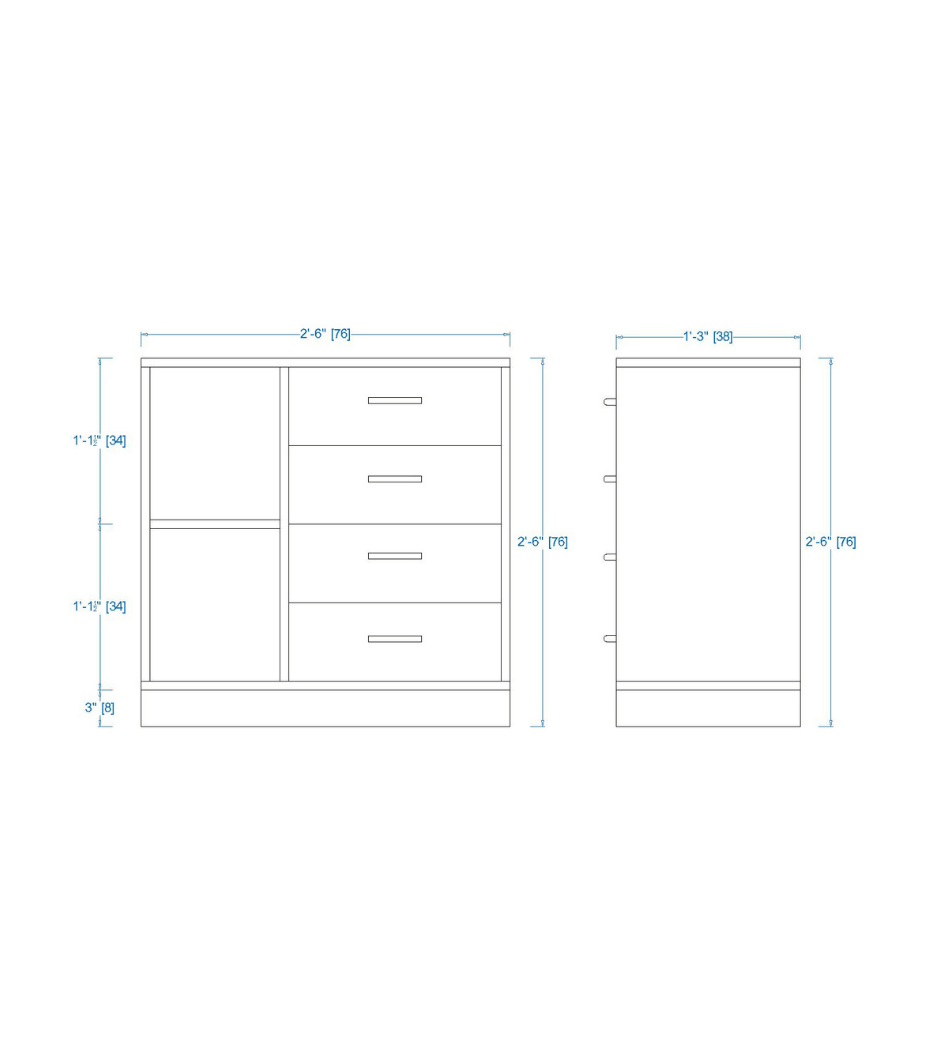 Woodchy Rizoa Chest of Drawers