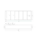 Woodchy Romano Bookcase
