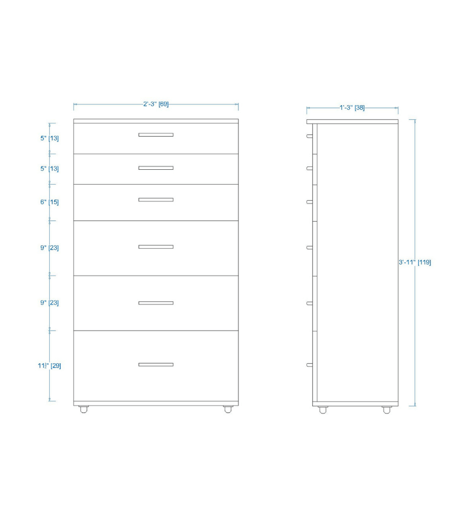 Woodchy Spazio Chest of Drawers