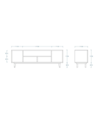 Woodchy Synto TV Cabinet