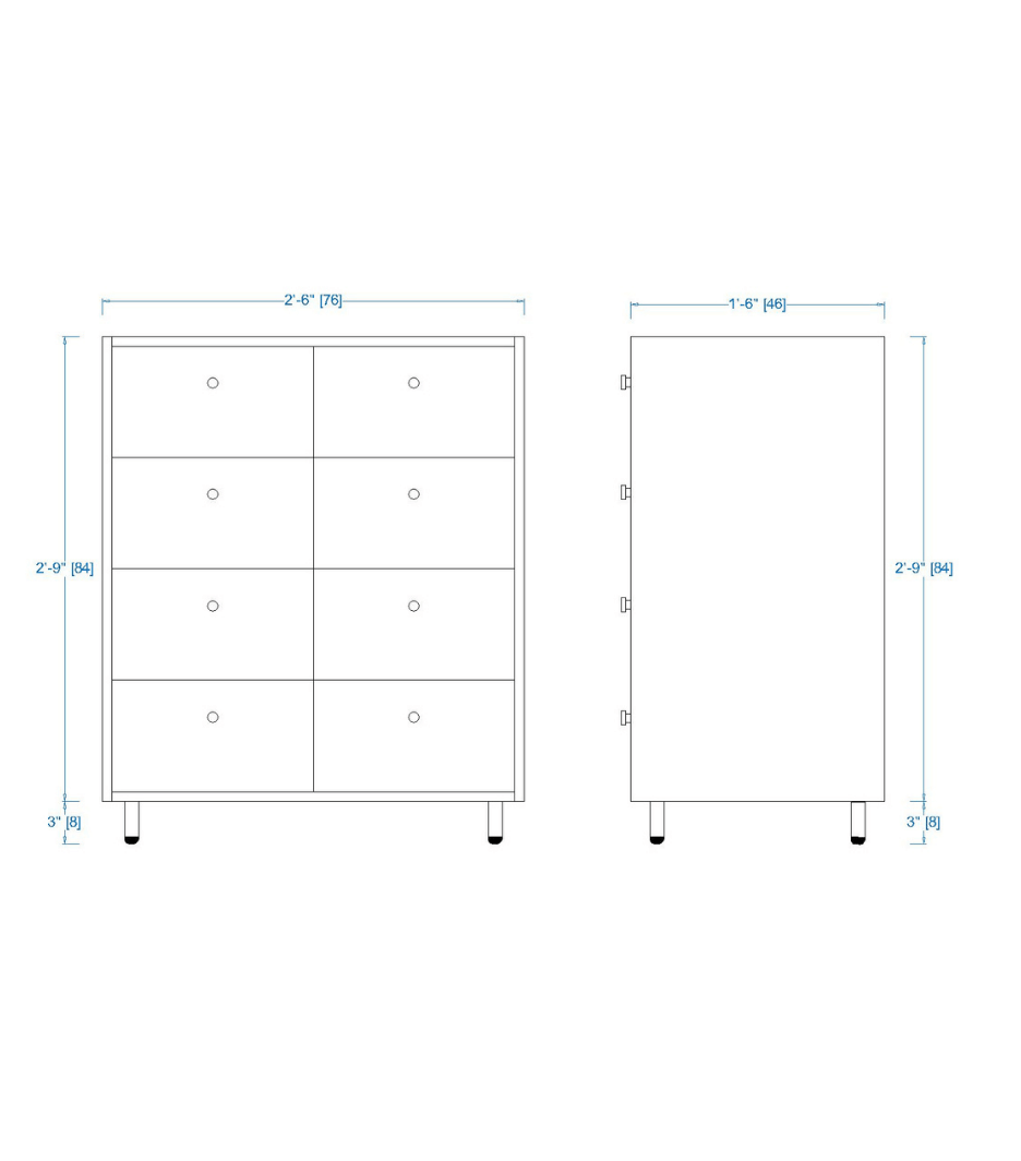 Woodchy Trazo Chest of Drawers