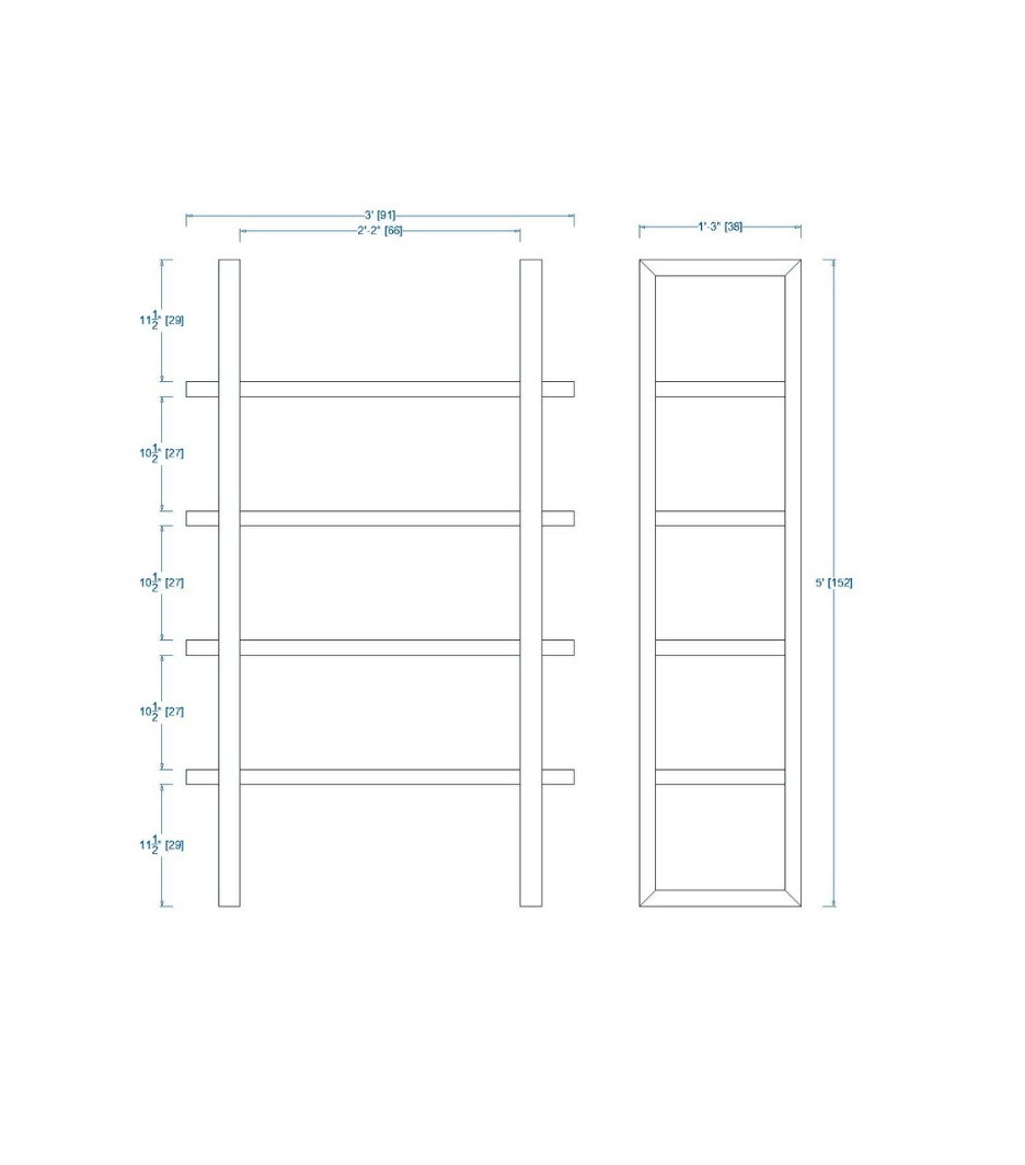 Woodchy Xenor Bookcase