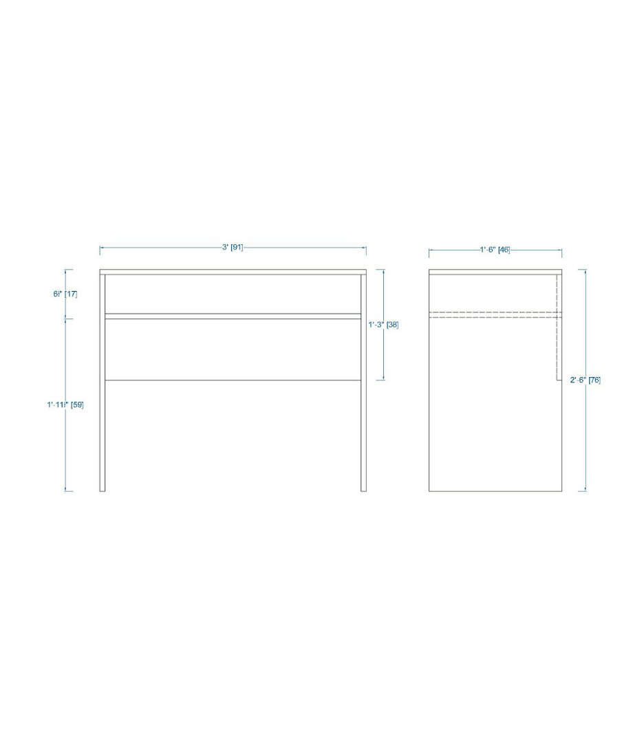Woodchy Zetio Study Table
