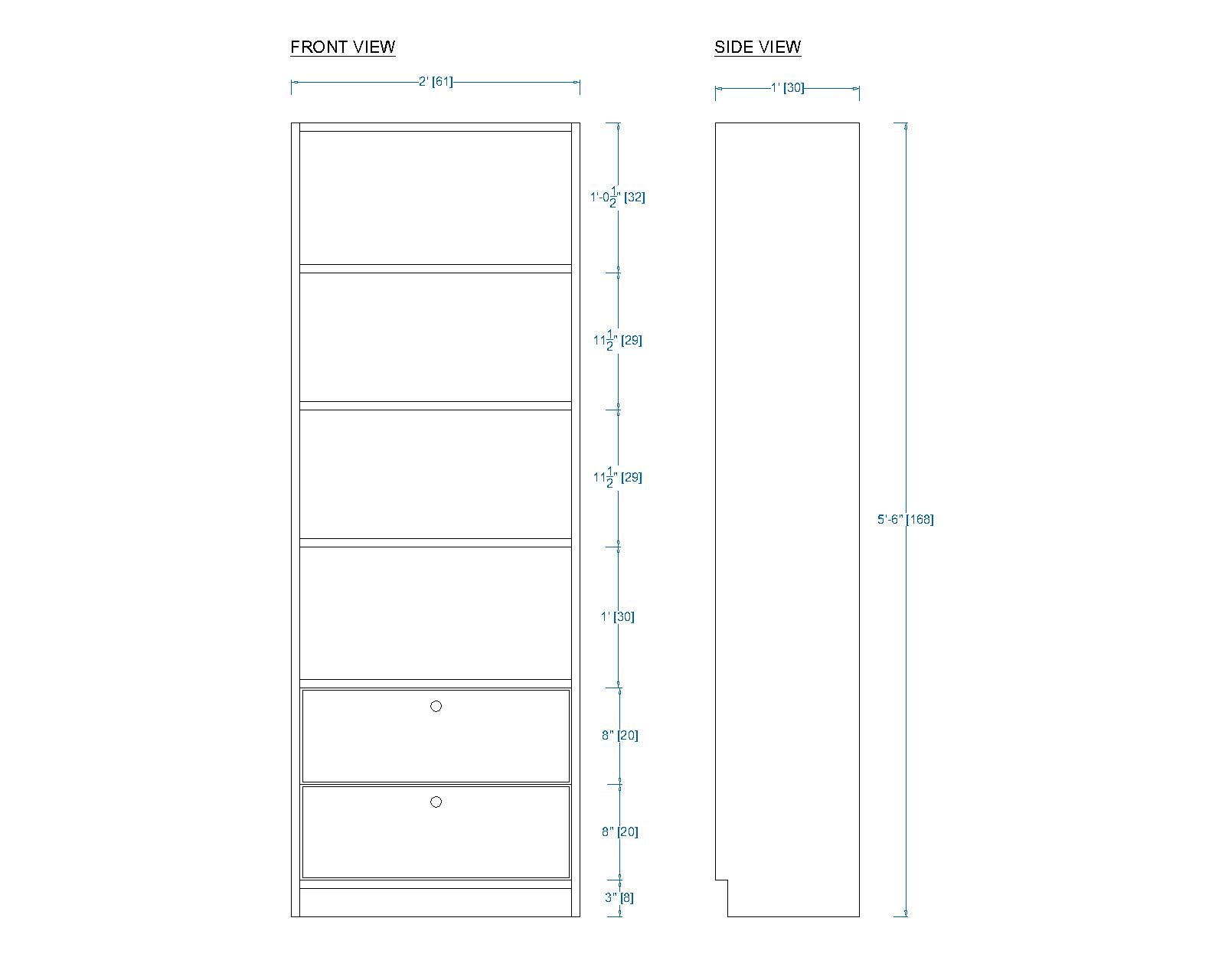 Woodchy Essenza Bookcase