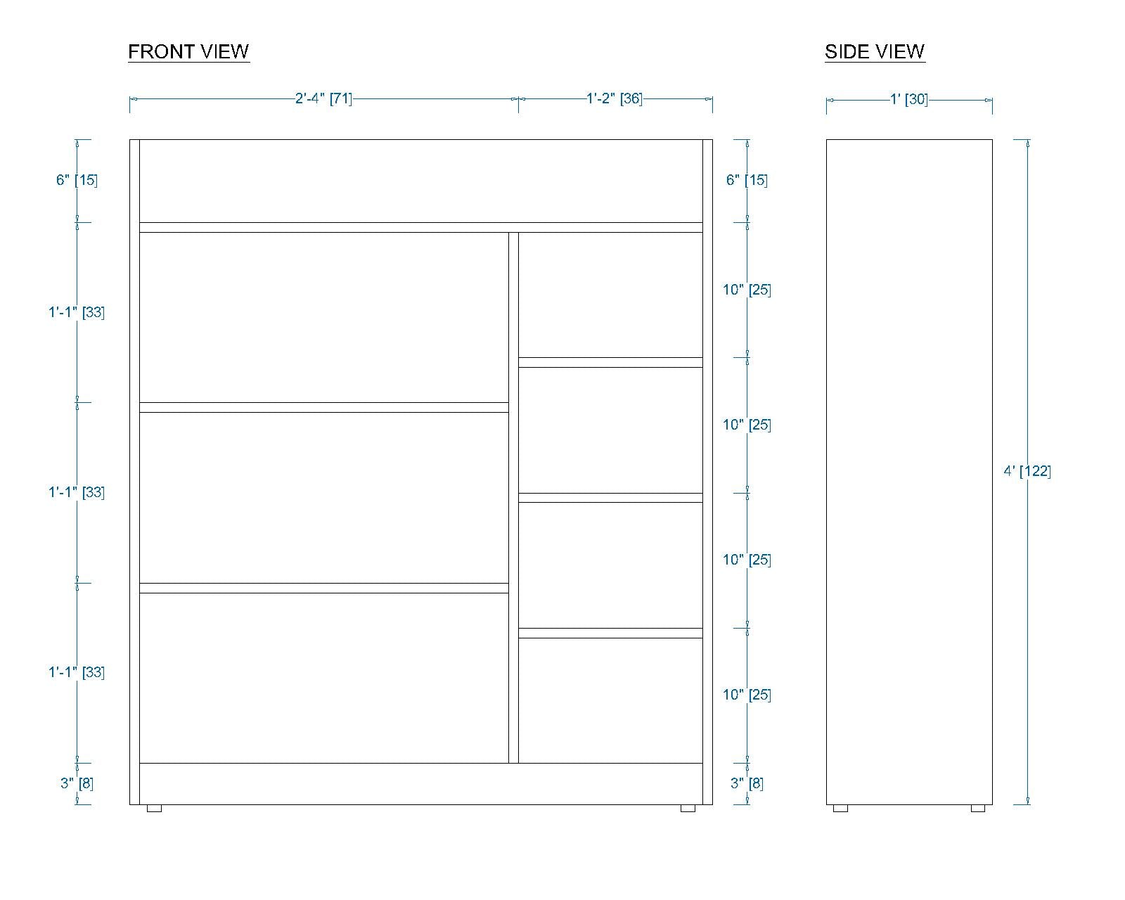 Woodchy Arco Bookcase