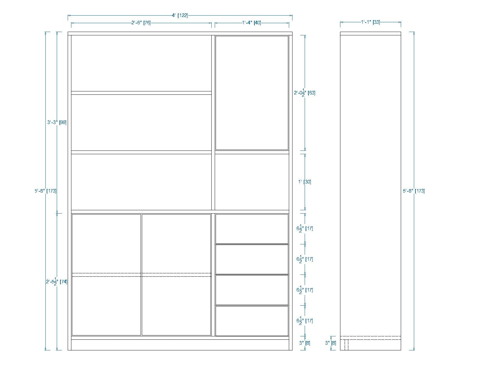 Woodchy Doro Bookcase