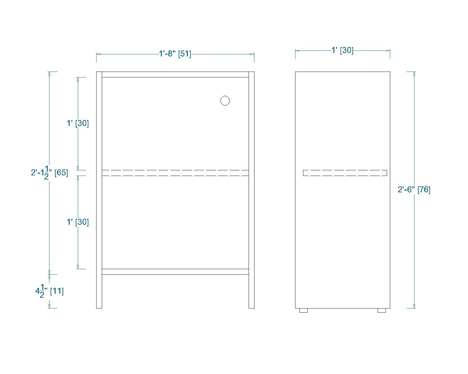 Woodchy Lucca Bookcase
