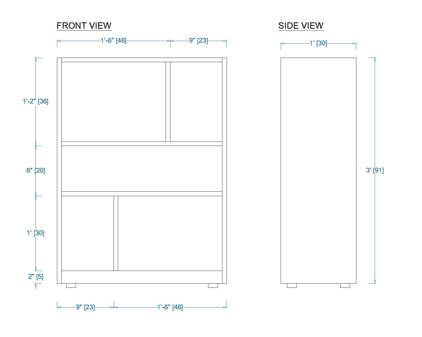Woodchy Noble Bookcase