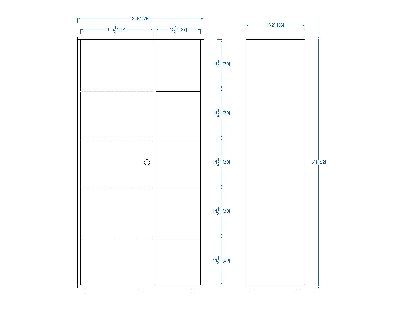 Woodchy Aven Bookcase
