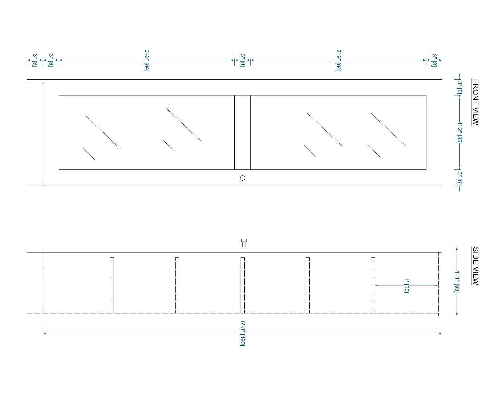 Woodchy Profondo Bookcase